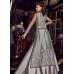 Silver Net Floor Length Wedding Anarkali Dress